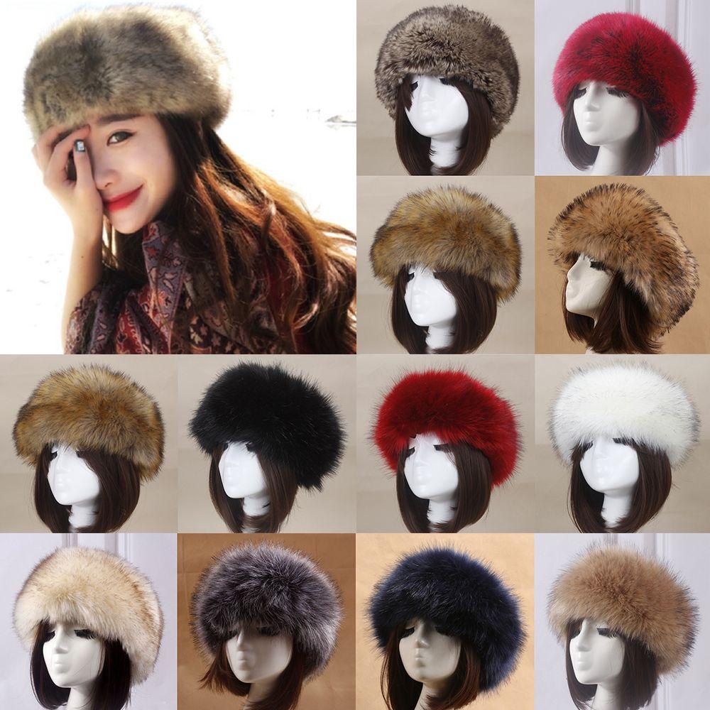 Xiantin Mũ Lông Giả Phong Cách Nga Thời Trang Mùa Đông Dành Cho Nữ