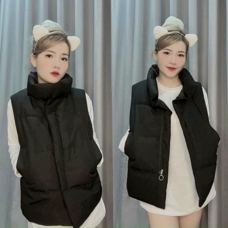 Áo khoác nữ gile trần bông mẫu mới