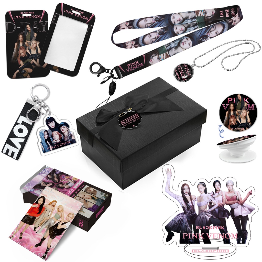 BLACKPINK ALBUM PINK VENOM Gift Box STRAYKIDS TWICE NCT EXO GOT7 ENHYP TXT Gift Bag