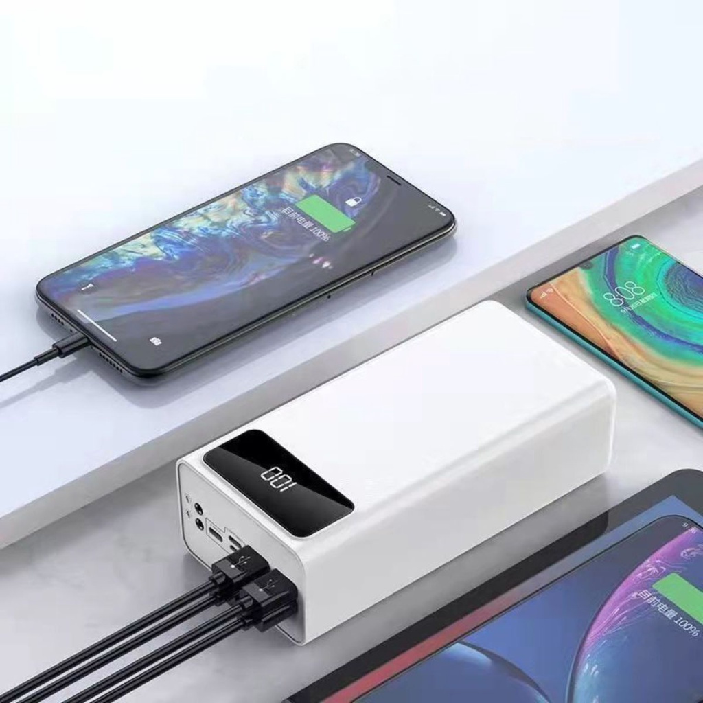 Pin sạc dự phòng dung lượng lớn 50000mAh, tích hợp màn hình LED