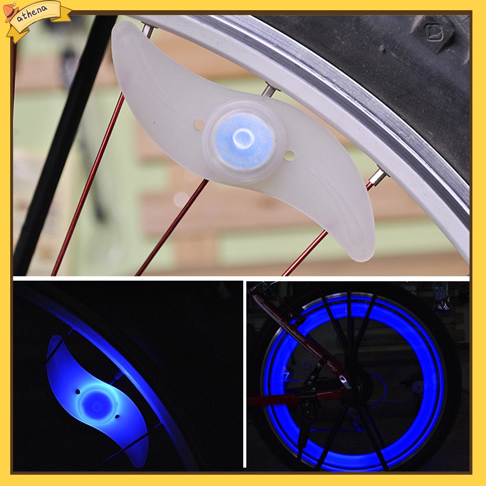 Bộ đèn LED chống nước gắn trang trí căm xe đạp