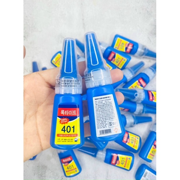 Keo 401 dán đá, gắn móng giả đa năng 20g chính hãng  - Sushi nail mi
