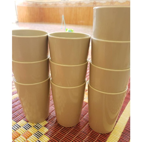 [ KHO SỈ ] Cốc Nhựa Phíp Đen SONG LONG PLASTIC 8,9,10 (3 màu xanh, đen, kem) | BigBuy360 - bigbuy360.vn