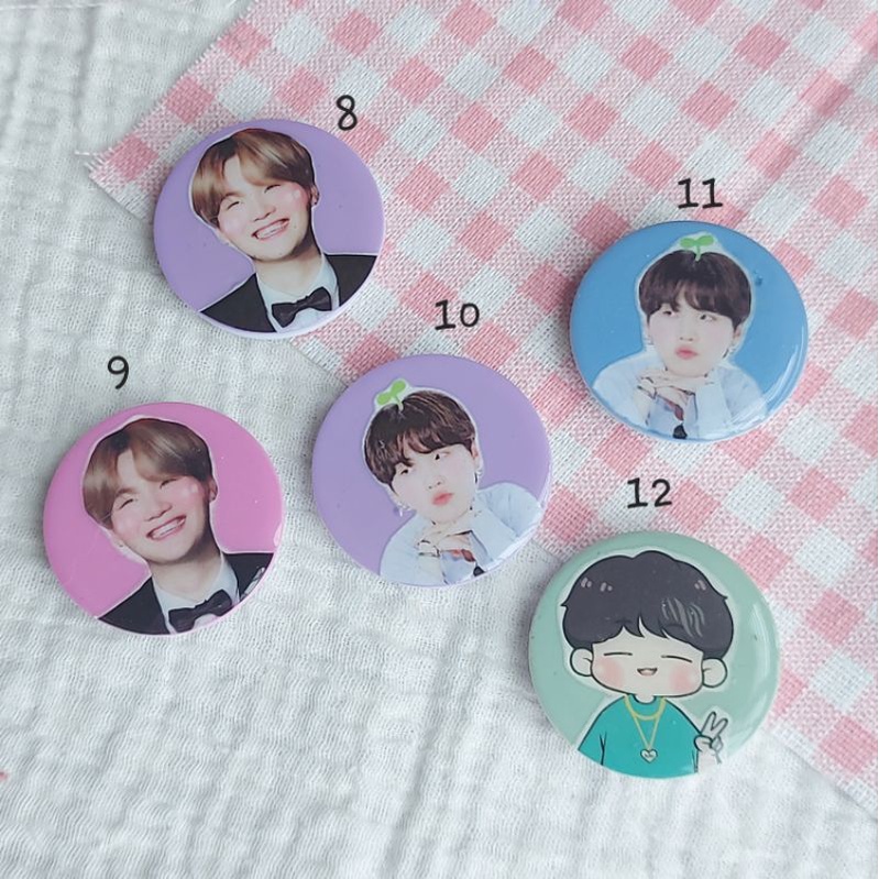 Popsocket giá đỡ điện thoại nhựa tròn hình BTS đáng yêu