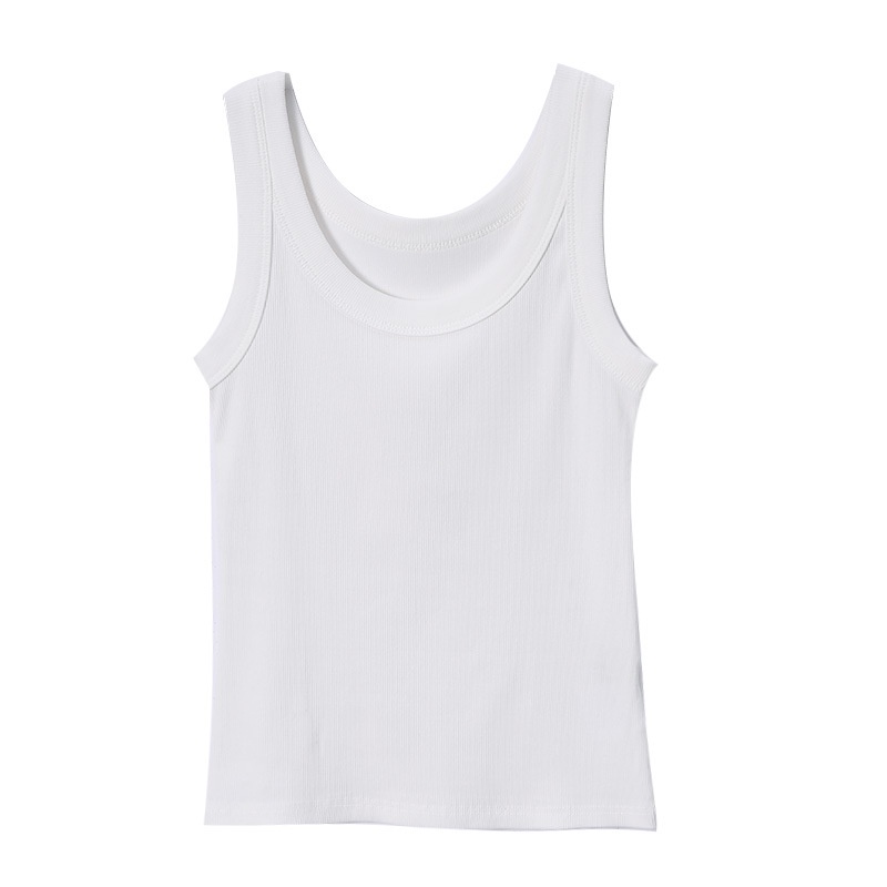 Hàng Châu Âu Áo Thể Thao Không Tay Ôm Dáng Vừa Vặn Với Thiết Kế Bên Trong Niche Hợp Thời Trang Cho Nữ