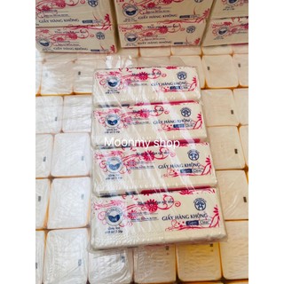 {Loại 1} Lốc 4 gói khăn Giấy rút Hàng không 400 tờ/3 lớp,khăn giấy ăn, giấy lụa
