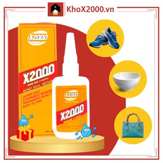  Keo dán X2000 đa năng siêu dính dung tích 50 ml dán mọi vật liệu như dán giày nhựa túi... 