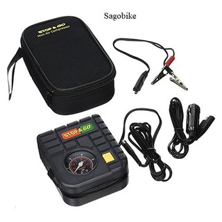 Máy bơm lốp Mini-Air Stop&go RCP, bộ bơm lốp xe mini Stopngo, hàng nhập khẩu Mỹ