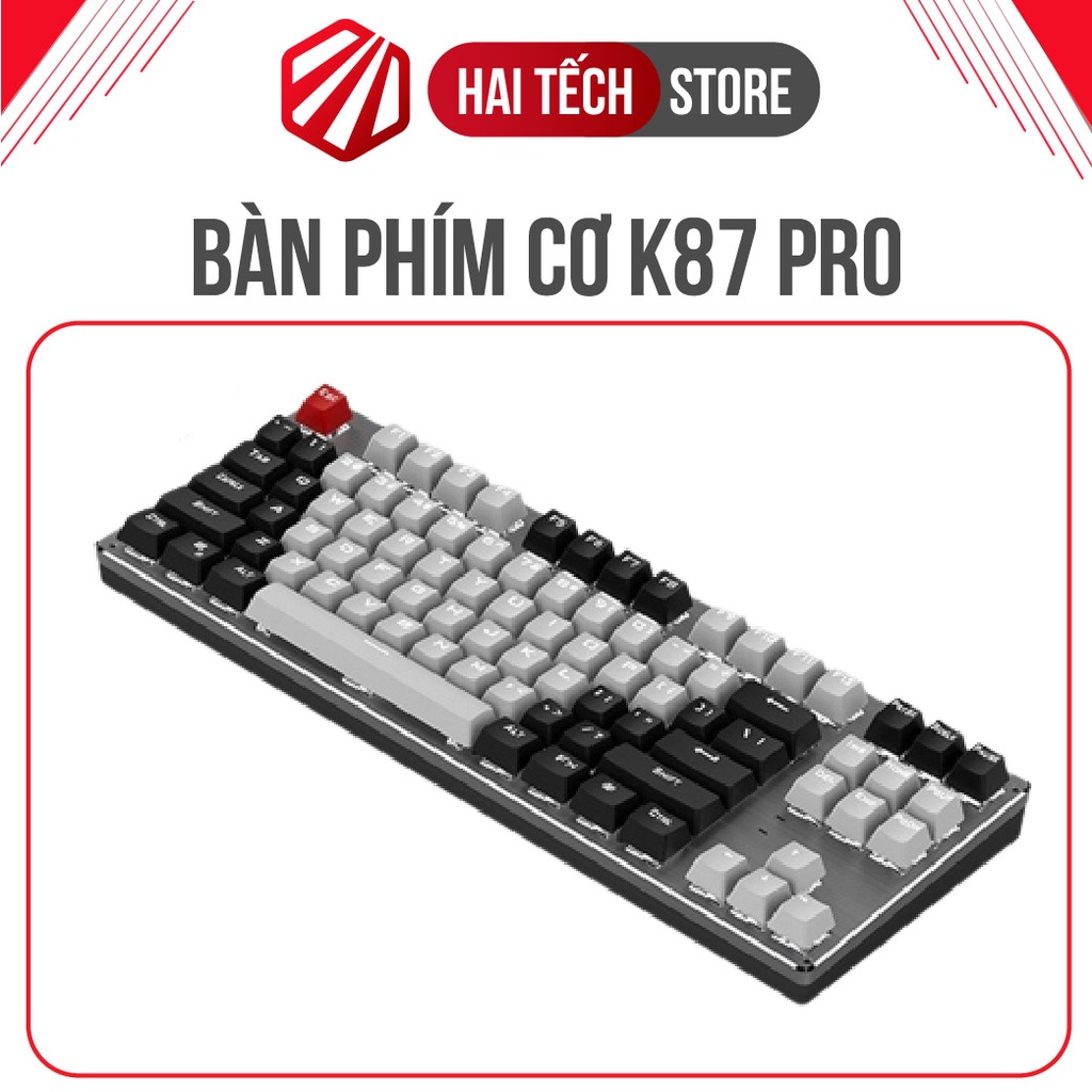 Bàn phím cơ K87 Pro phiên bản nâng cấp 2022 Red switch Led RGB không dây siêu đẹp, bàn phím máy tính gaming K950-RF87