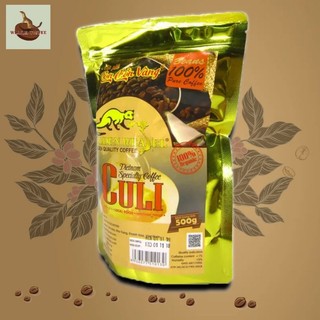 Cà Phê Culi Nguyên Chất -Túi Zipper 500g