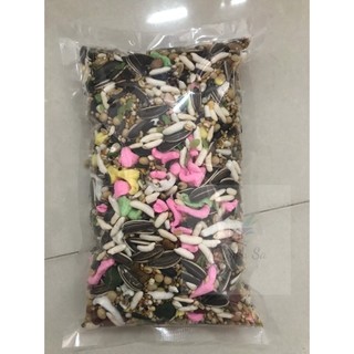 Thức ăn hamster 25 thành phần ko cám lúa đóng gói nửa kg