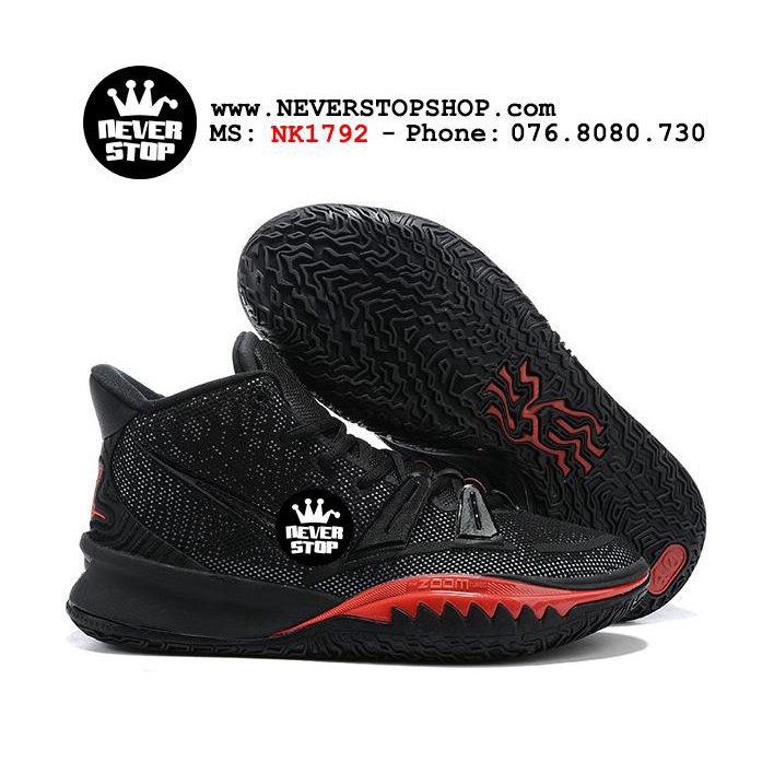 Giày bóng rổ KYRIE 7 BRED nam cổ cao chuyên sân outdoor giá tốt bản chuẩn đẹp nhất | NeverStopShop.com