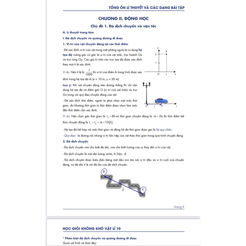 Lớp 10- Combo 2 Sách Học giỏi không khó môn Toán Lí lớp 10- Dùng cho cả 3 sách Kết nối, Cánh diều, Chân trời