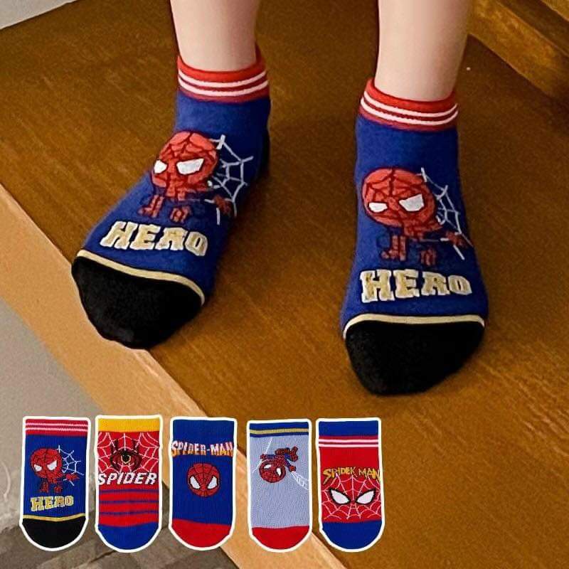 Tất cho bé trai hình siêu nhân nhện cho bé, vớ cho bé trai hình nhện siêu nhân cho bé từ 1-9T