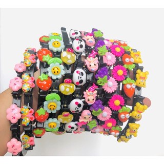 Bờm tóc/xược tóc có kẹp đính hoạ tiết dễ thương cho bé