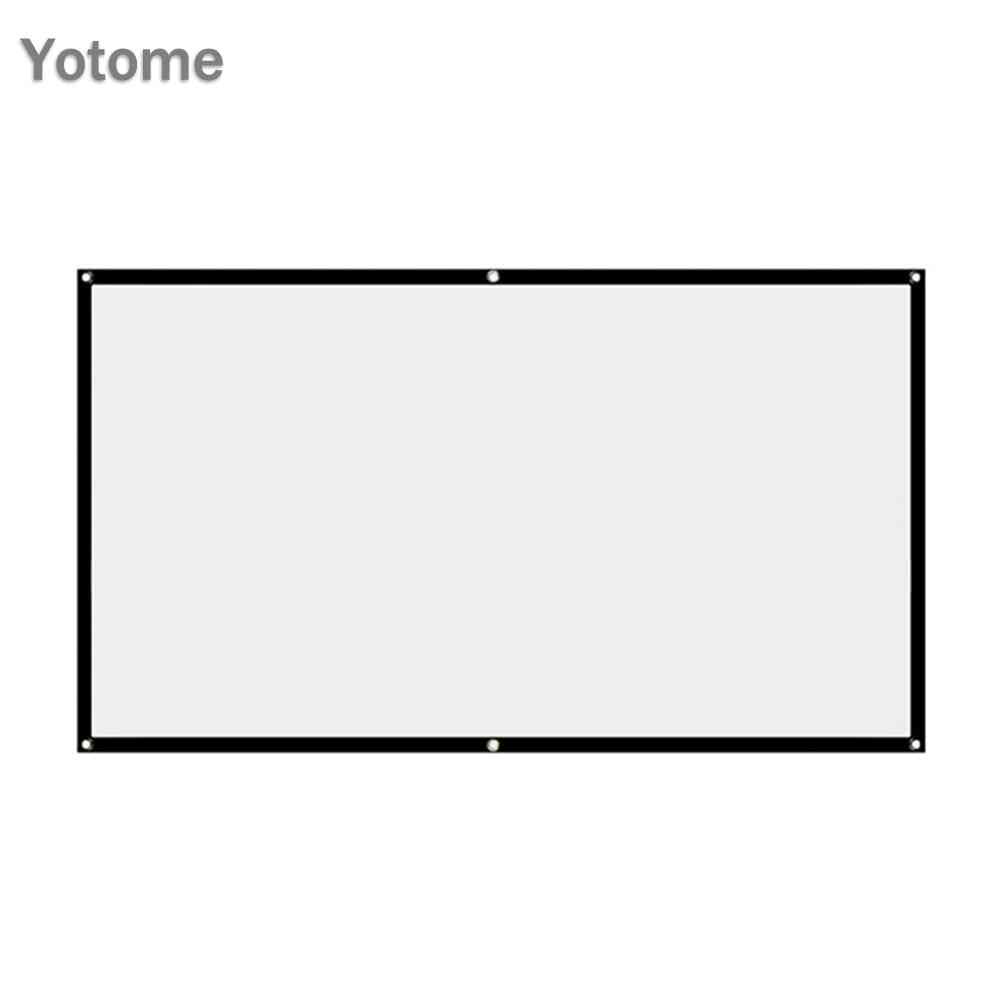Màn Hình Máy Chiếu HD 60 72 84 100 120 150 inch Tỉ Lệ 16: 9