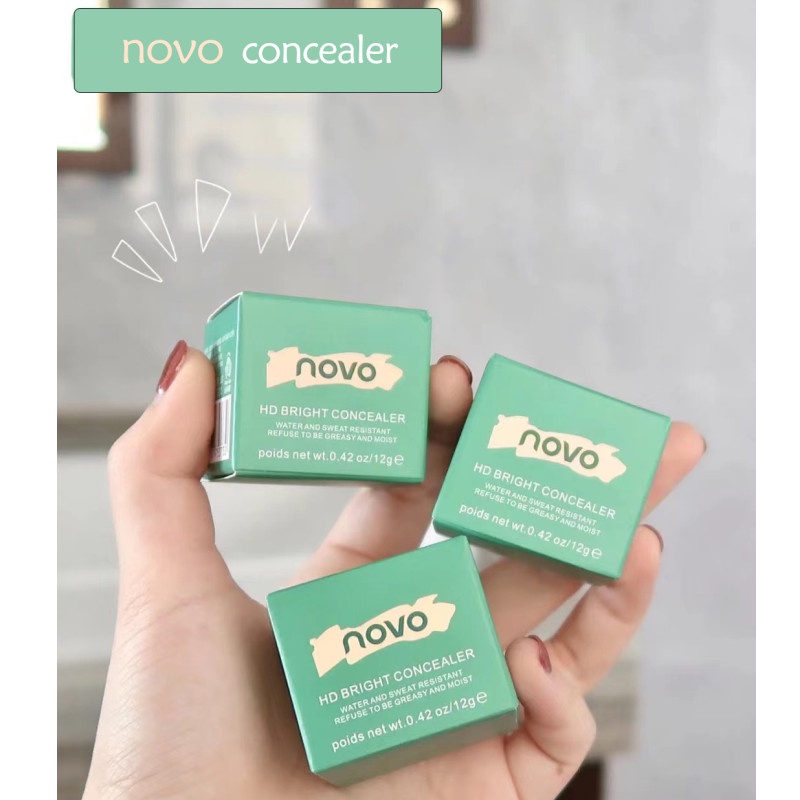 Novo® Kem Che Khuyết Điểm Hydrat Hóa Lâu Trôi Đặc Biệt 12g 5373