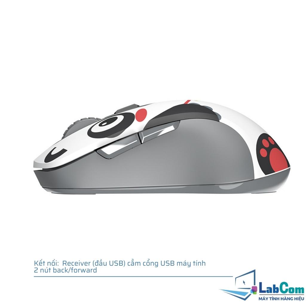 Chuột không dây chính hiệu DAREU LM115G Multi Colors hình thú cưng