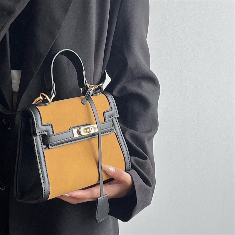 Túi Đeo Chéo Màu Nhám Phong Cách retro Cao Cấp Cho Nữ