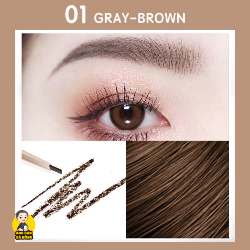 Bút Chì Kẻ Mày Hai Đầu NOVO Ultra Fine Eyebrow Pencil 5518
