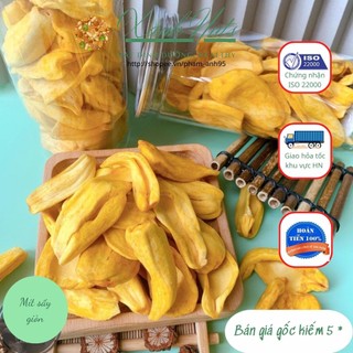 Mít sấy giòn loại 1 - hoa quả sấy giòn atvstp hũ pet 200gr/930ml.