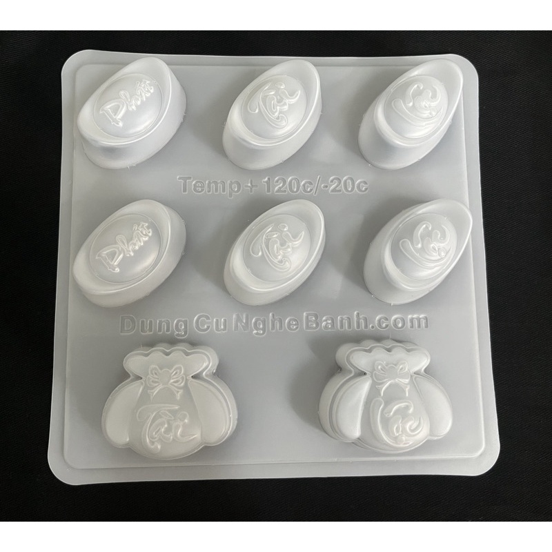 Khay thỏi vàng làm rau câu, pudding, thạch, nhấn xôi,bánh tổ,socola…