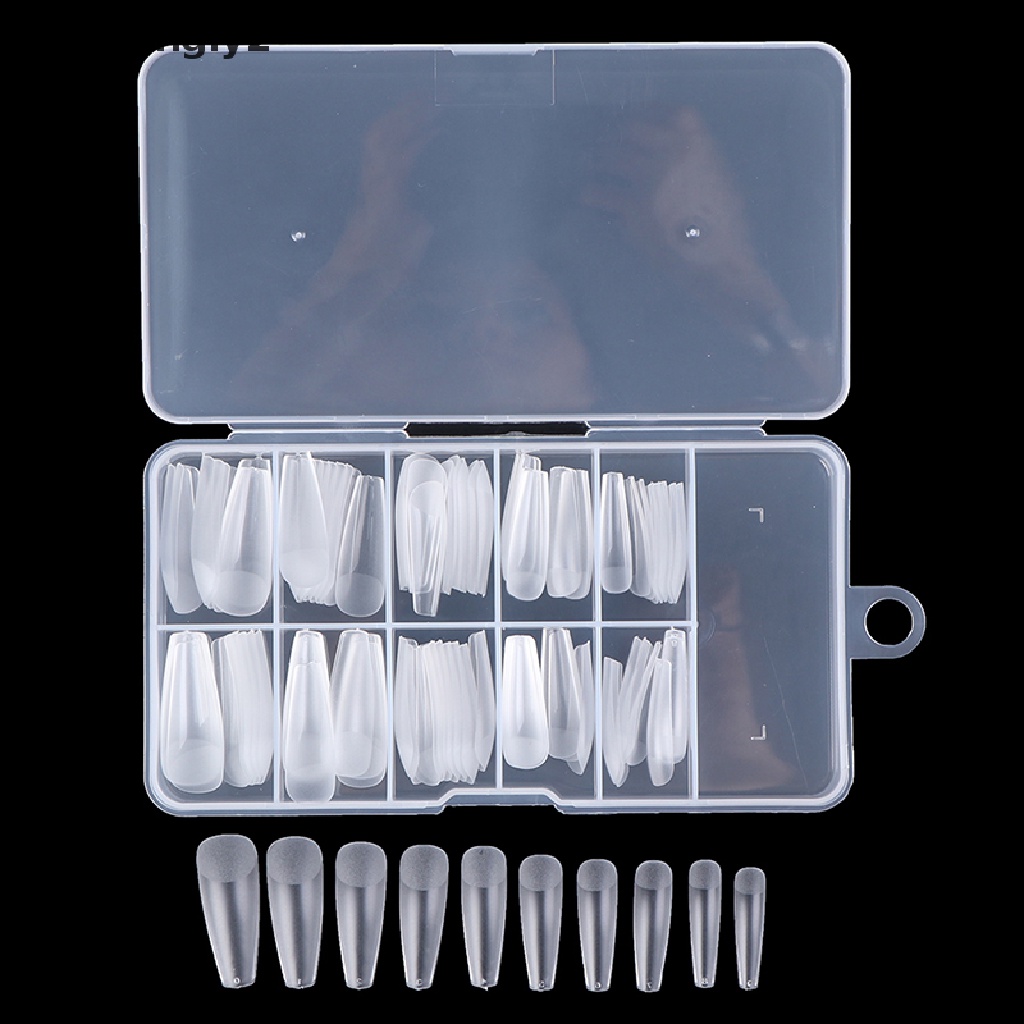 Bộ 100 Móng Tay Giả Phủ Toàn Diện Và Không Để Lại Dấu Vết
