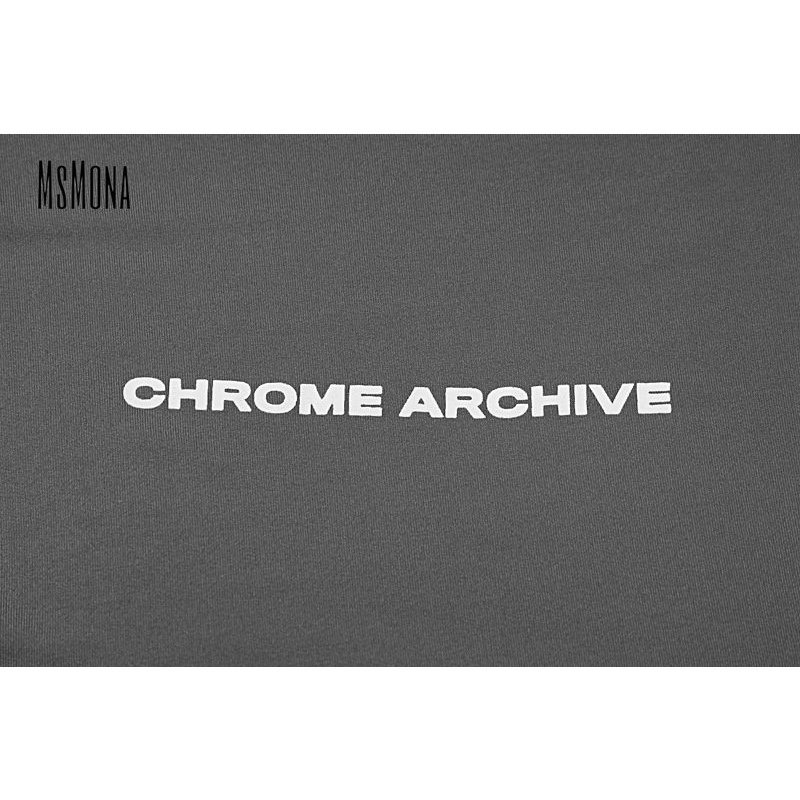 MsMona Đầm Mini Tay Dài Cổ Tròn Màu Trơn In Chữ Thời Trang 2022 Cho Nữ