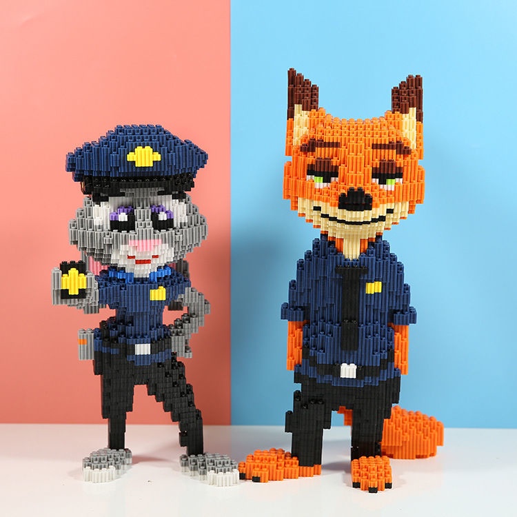 doraemon  one piece  pokemon  gấu  khủng long bộ   NON-LEGO quân đội  demon slayer  lâu đài  dragon ball  mini Bộ Đồ Chơi Lắp Ráp Mô Hình  Thỏ Cáo Nick 3D Dành Cho Bé Trai Và Bé Gái go le