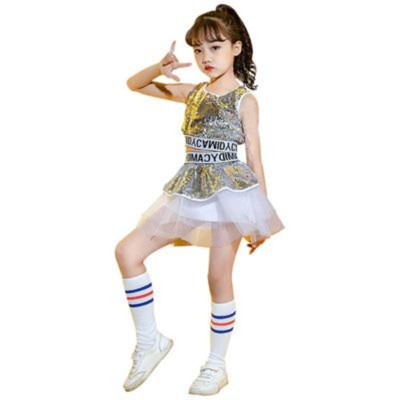 Trang Phục Nhảy Hip Hop Đường Phố Cá Tính Cho Bé Gái
