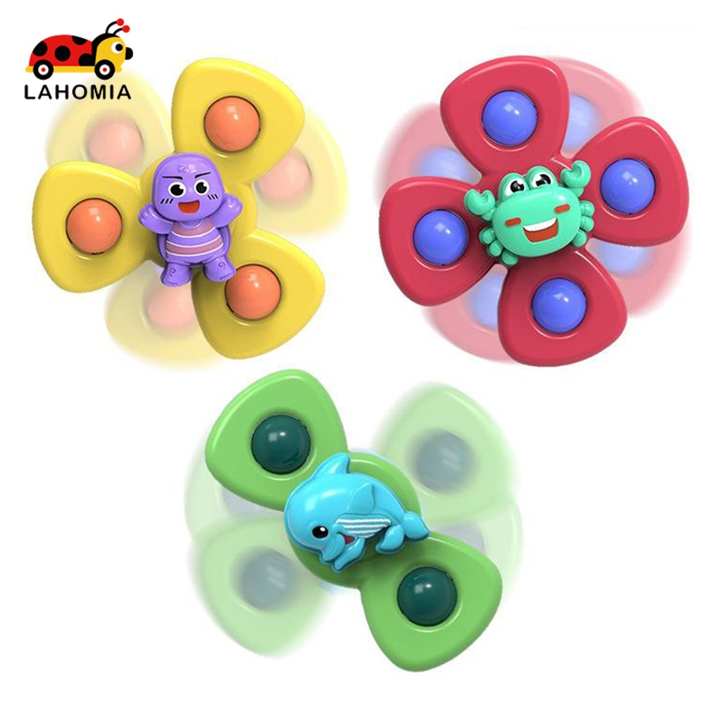 LAHOMIA Đồ Chơi Bồn Tắm Bằng ABS Có Giác Hút Gắn Tường / Kính / Bồn Tắm Cho Bé