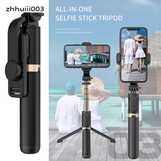 Gậy Tự Sướng Bluetooth Không Dây ZHIHUI Q03 Hợp Kim Nhôm Cho Điện Thoại Thông Minh