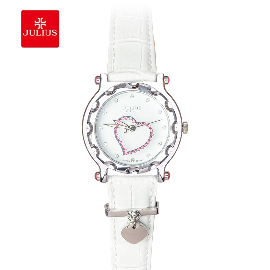 Đồng hồ nữ Julius Hàn Quốc JA-397 dây da cá tính