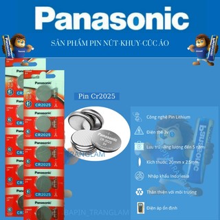 Pin điều khiển ô tô Cr2025 Panasonic
