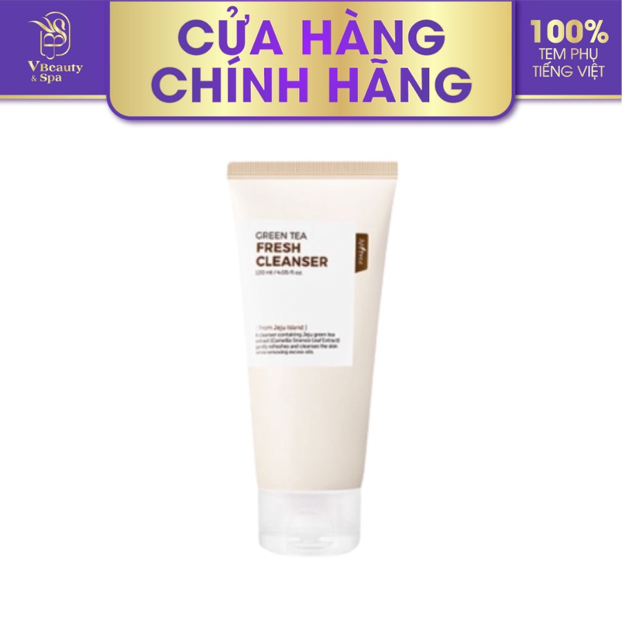 Sữa Rửa Mặt Chiết Xuất Trà Xanh Isntree Green Tea Fresh Cleanser 120ml