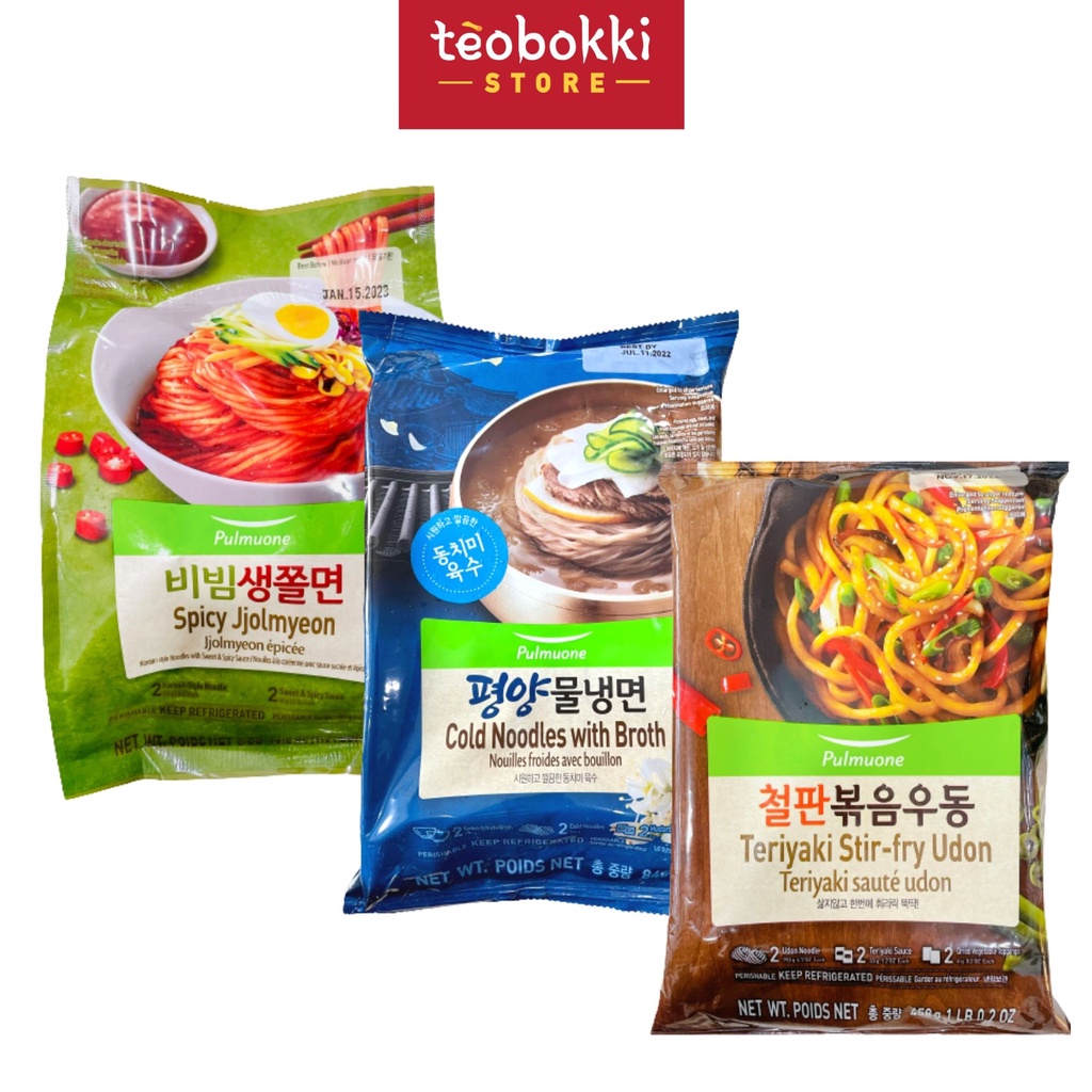 [SHIP HCM] Set mì ăn liền các loại (naengmyeon, jjajang, udon, bibim,...) Pulmuone