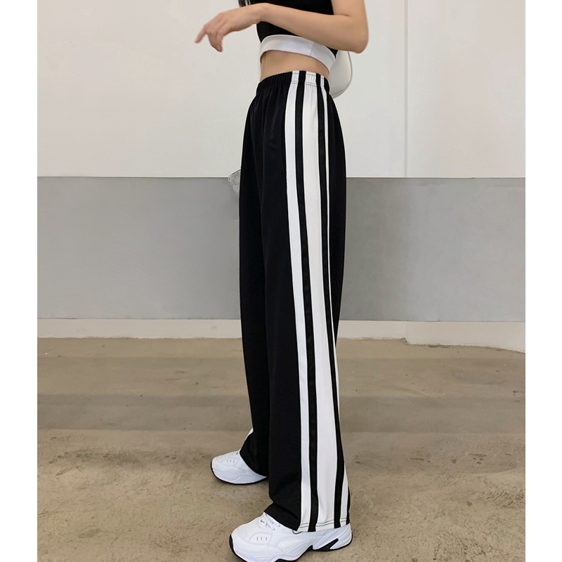 NRVP Quần Thể Thao Dài Dáng Rộng Phong Cách Thời Trang Hàn Quốc