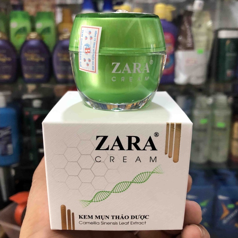 Kem ngừa mụn thảo dược Zara 12g chính hãng Gia Bảo