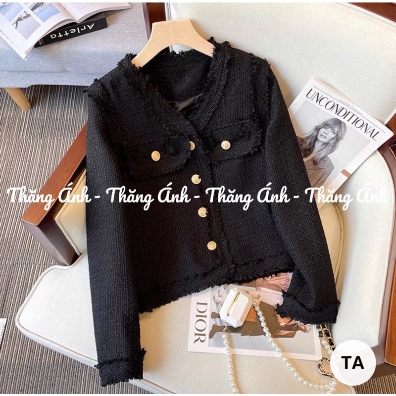 Áo dạ tweet cỏ v