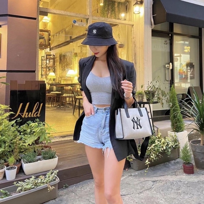 Túi tote small big logo MLB Auth tuồn