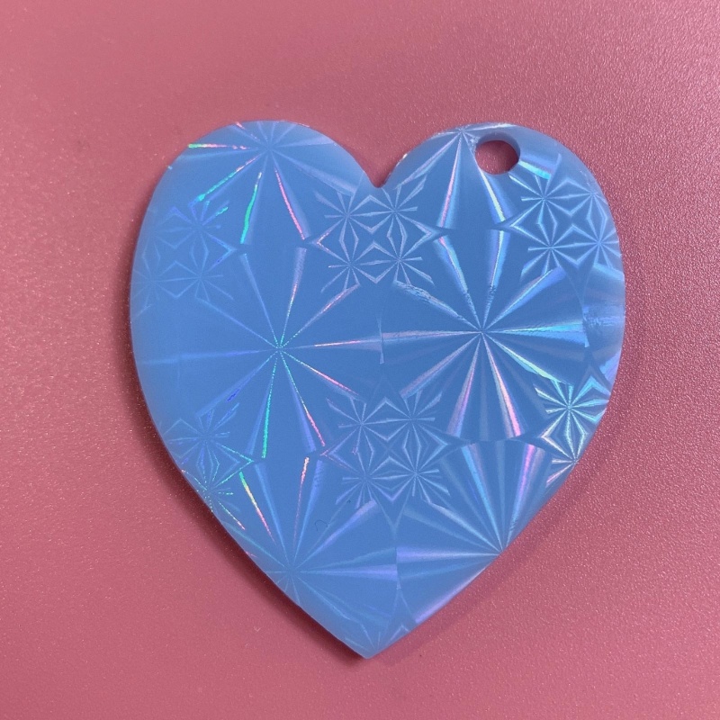 Khuôn Silicone Hình Trái Tim Làm Móc Khóa DIY