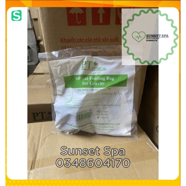 Túi Truyền Cà Phê Thải Độc Đại Tràng Cao Cấp PT Medical   - Coffee Enema Gerson - Túi Truyền Súc Ruột