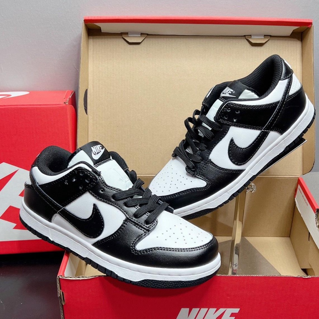 Giày sneaker SB Dunk Low Black White, Giày thể thao nam nữ SB Dunk cổ thấp Đen Trắng - Fullbox kèm HỘP BẢO VỆ
