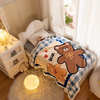 K99 - Chăn lông cừu cho bé, chăn lông cừu siêu dày dặn, ấm áp cho bé, chăn đi học cho bé
