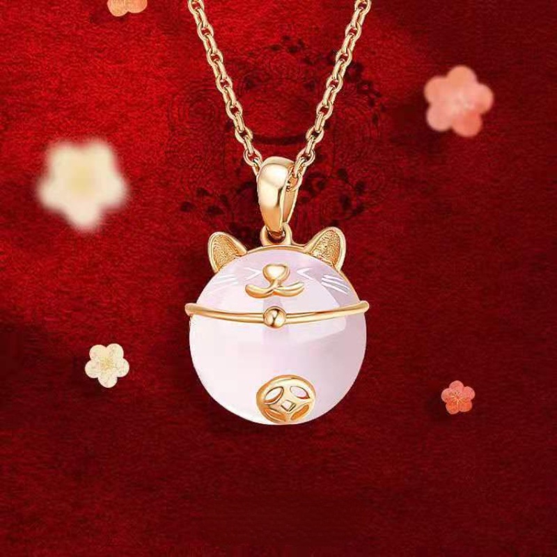 Vòng cổ thời trang Hàn Quốc Vòng cổ mèo may mắn Vòng cổ nữ thanh lịch Vòng cổ xương quai xanh dễ thương