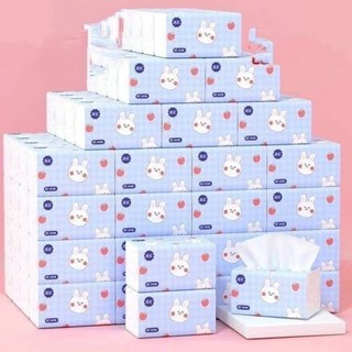 Combo 1 thùng 25 bịch khăn giấy thỏ cao cấp nội địa trung