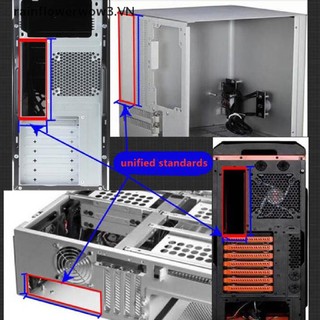 【Hot】 3Pcs PVC Dust Filter Universal DIY Shield Back Plate For Computer Chassis I/O （L）