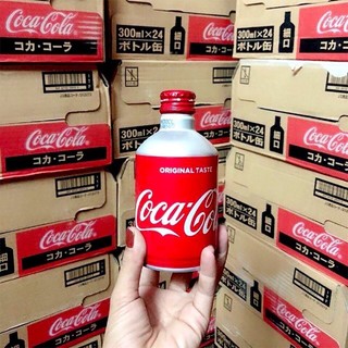Nước ngọt coca cola nhật chai nhôm nắp vặn 300ml