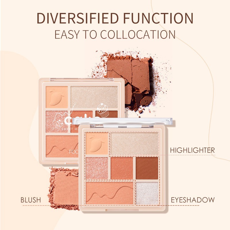 Bảng phấn mắt FOCALLURE - 7 màu