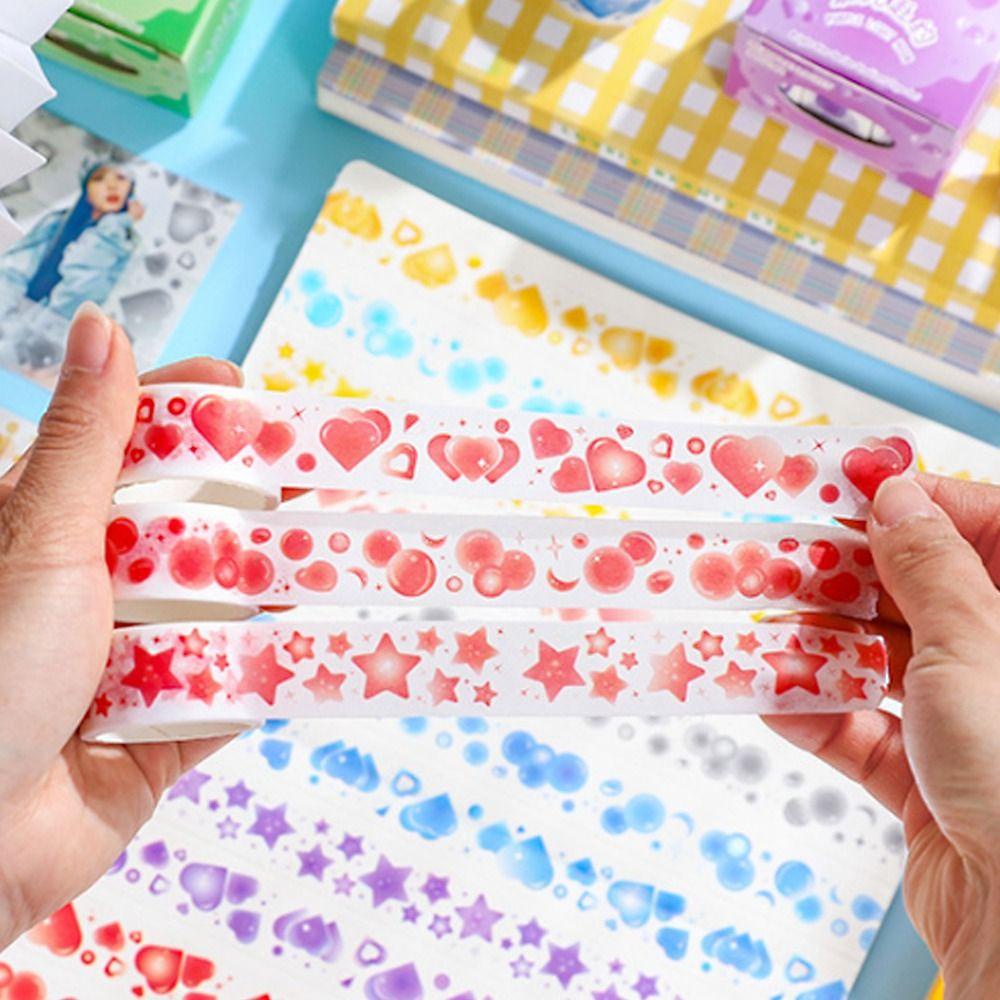 CHOOKEY Set 5 Hộp Băng Keo Dán Trang Trí Thời Trang